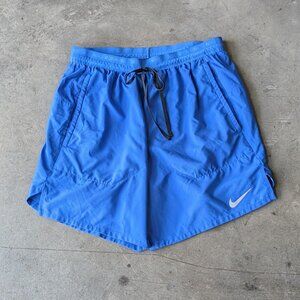 Nike Stride Men's Dri-FIT 2-in-1 Running Shorts in Game Royal Blue Black small